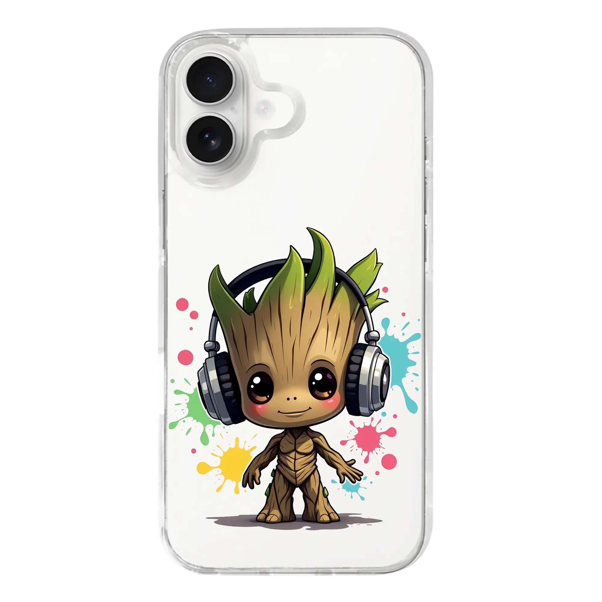 アベンジャーズ (Avenjāzu) グッズ グルート（Groot） - iPhone 17シリーズ 透明スマホケース – 薄型・耐衝撃・精密フィット保護カバー
